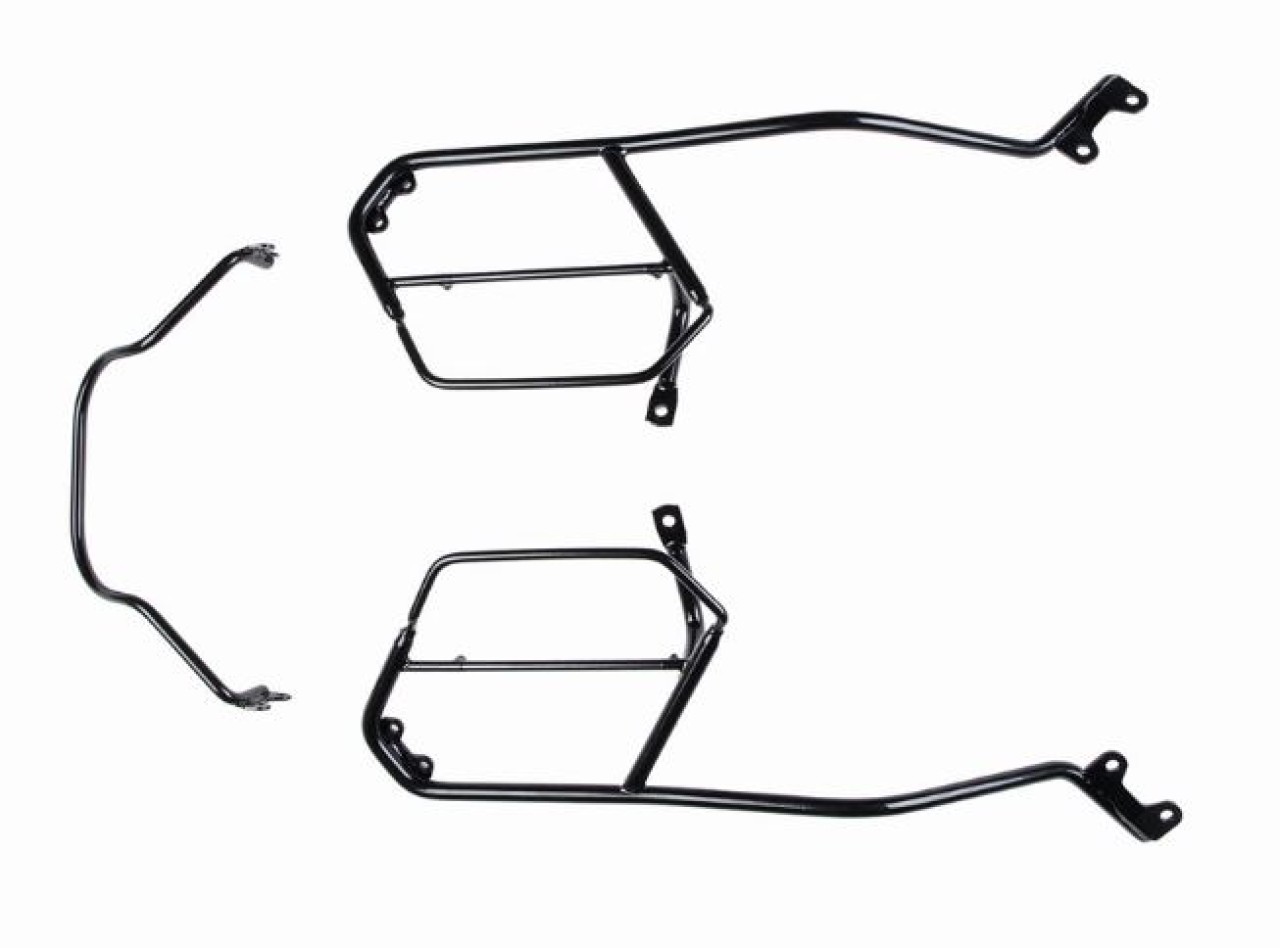 Zijtasdrager zwart voor Moto Guzzi V7 850 Stone /Special /Sport (25-)