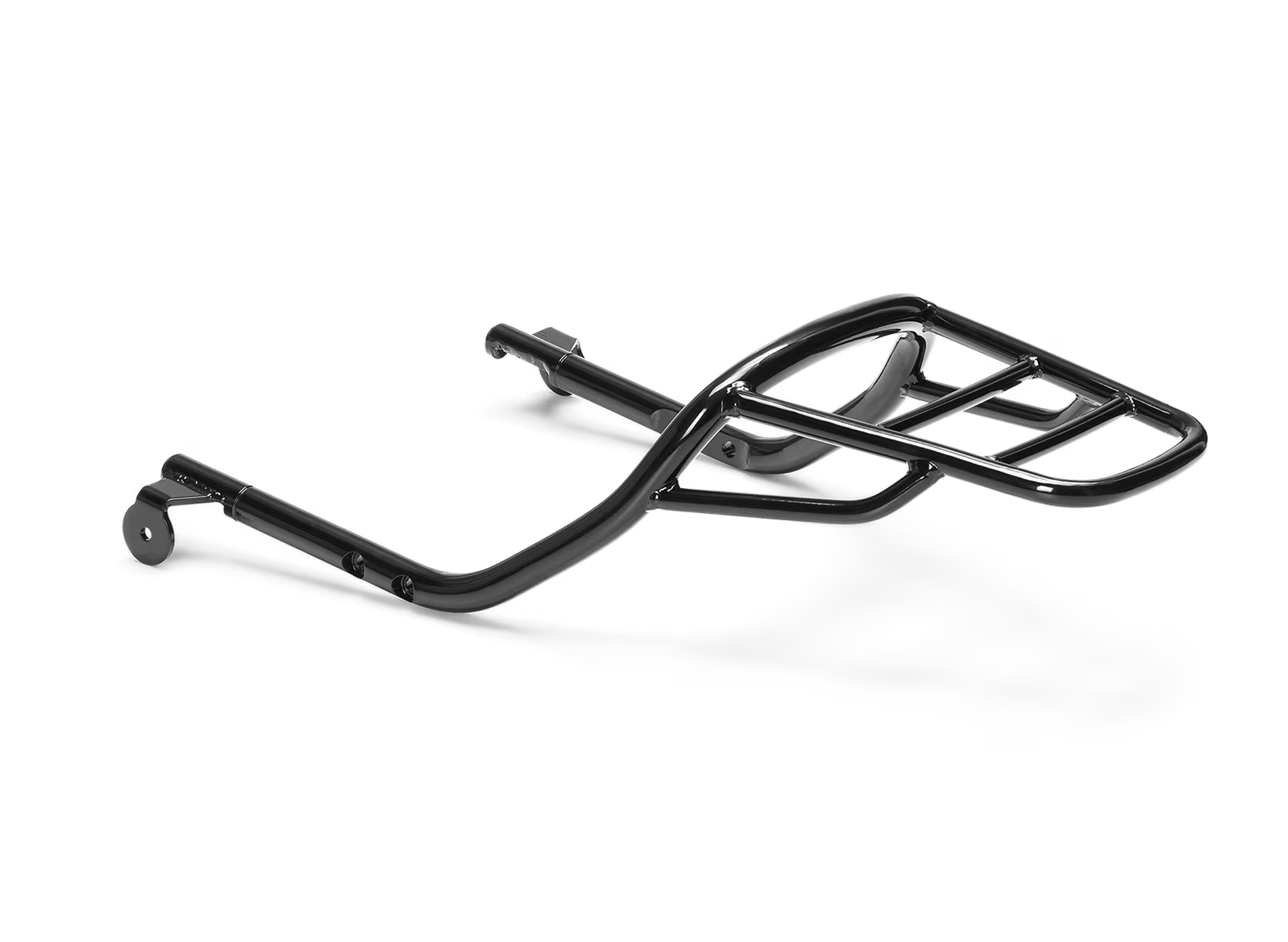 Bagagedrager, zwart voor Moto Guzzi V9 Bobber
