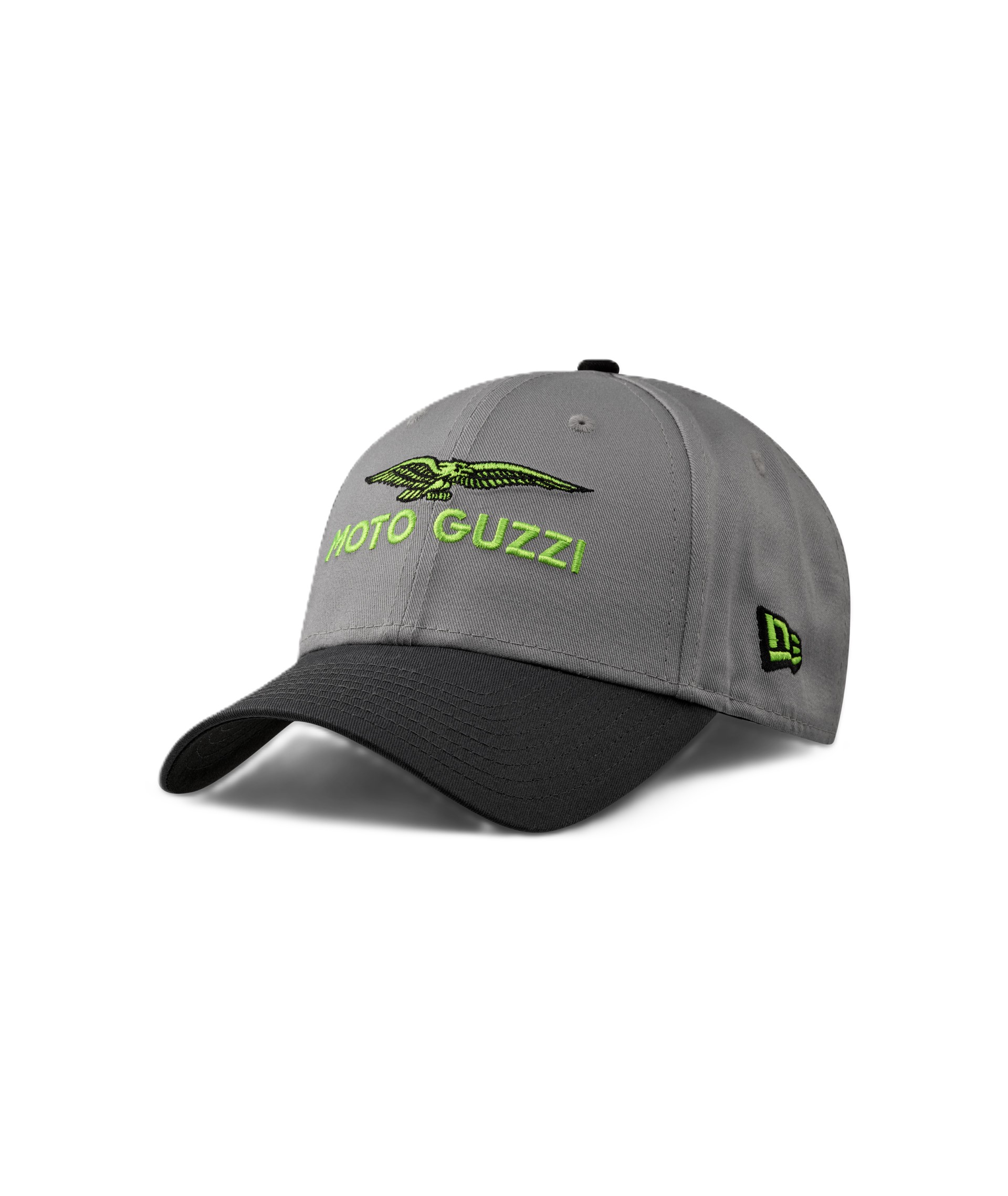 Moto Guzzi-baseballpet New Era 9Forty grijs-zwart
