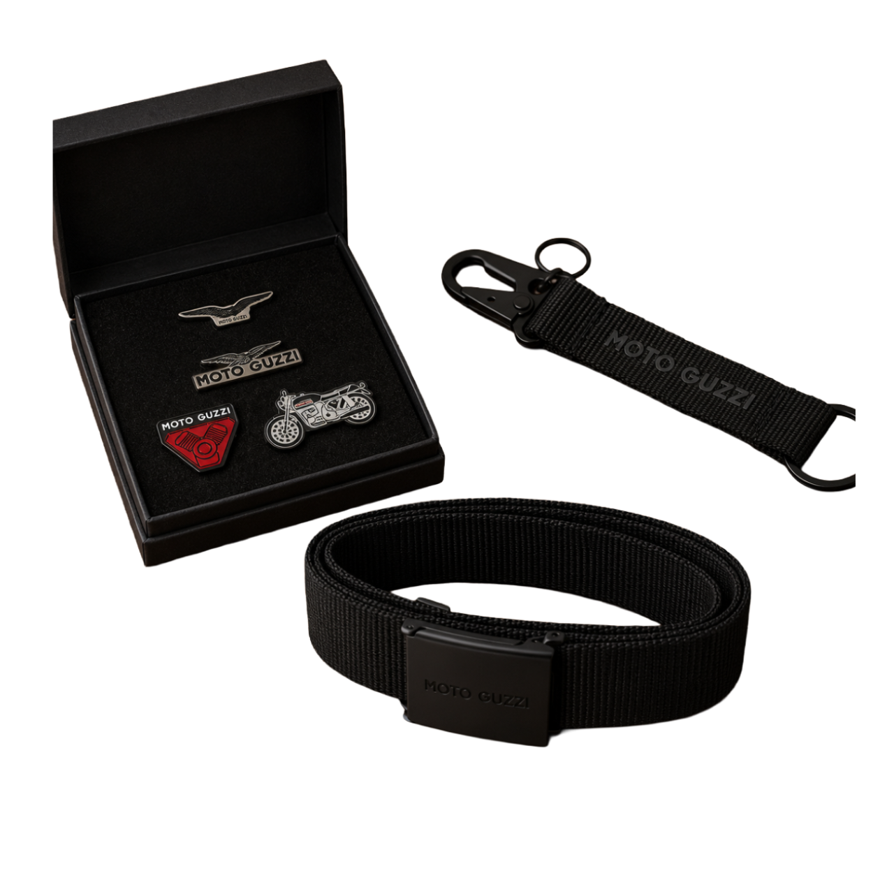 Moto Guzzi-merchandisepakket Black Edition