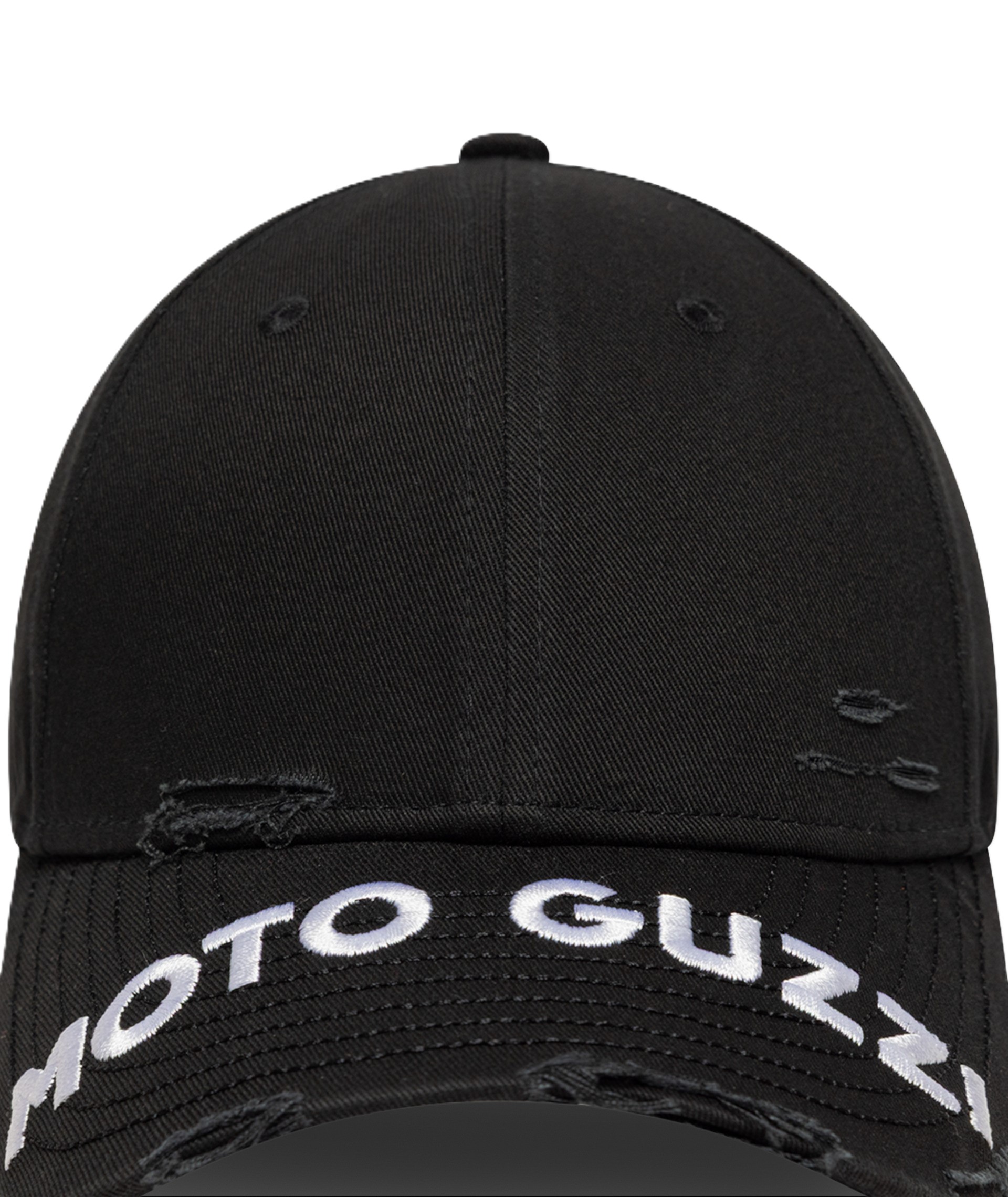Moto Guzzi-basecap New Era 9Forty, verweerd zwart