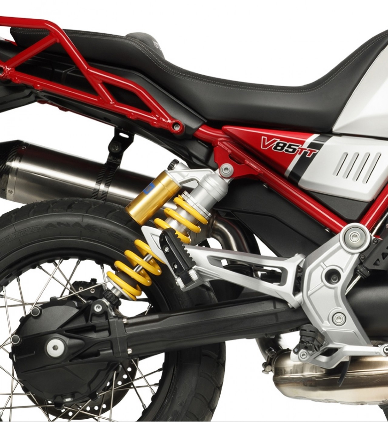 Originele Öhlins monoshock Moto Guzzi V85 TT