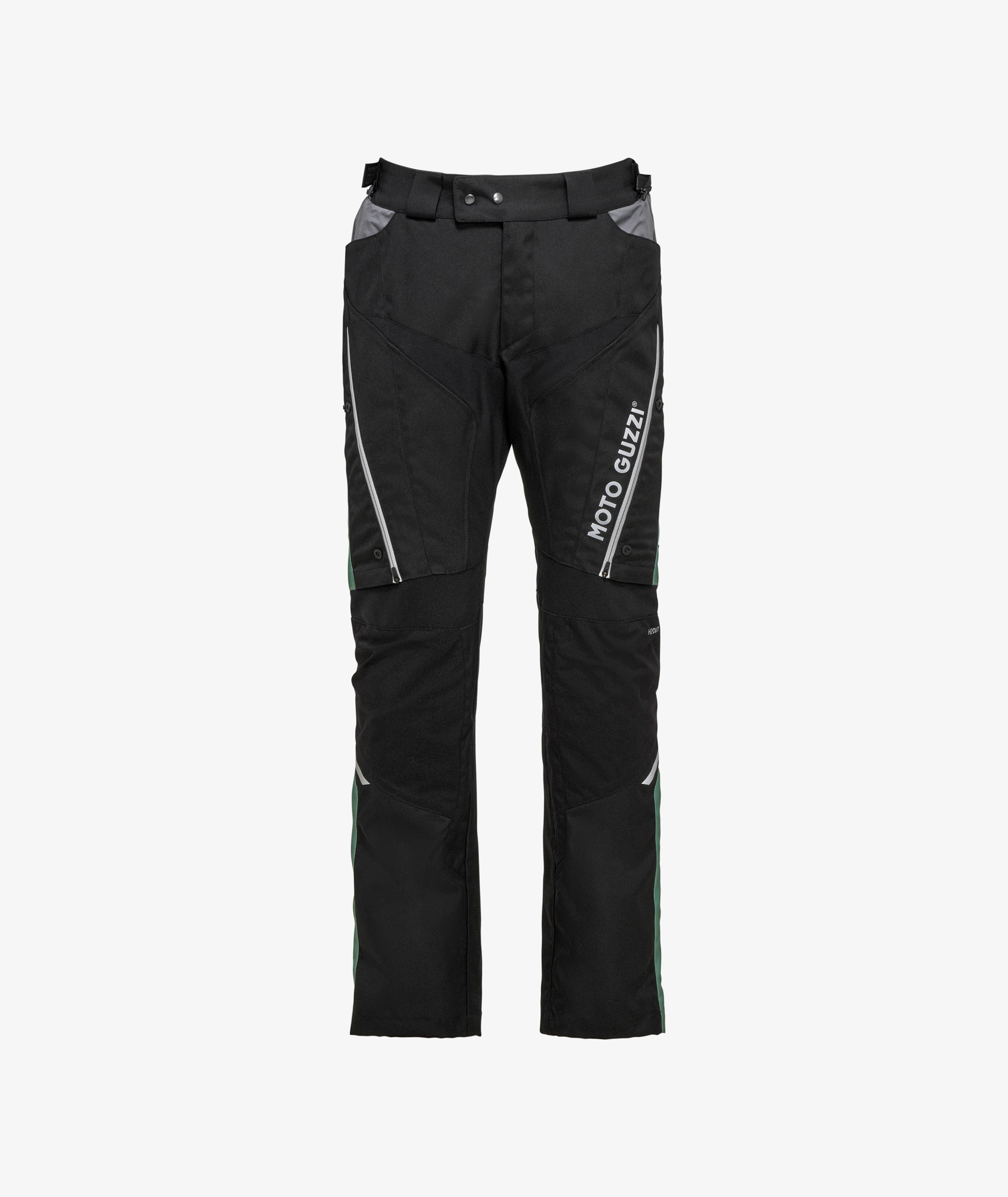 Moto Guzzi broek "Adventure Touring" groen incl. beschermers