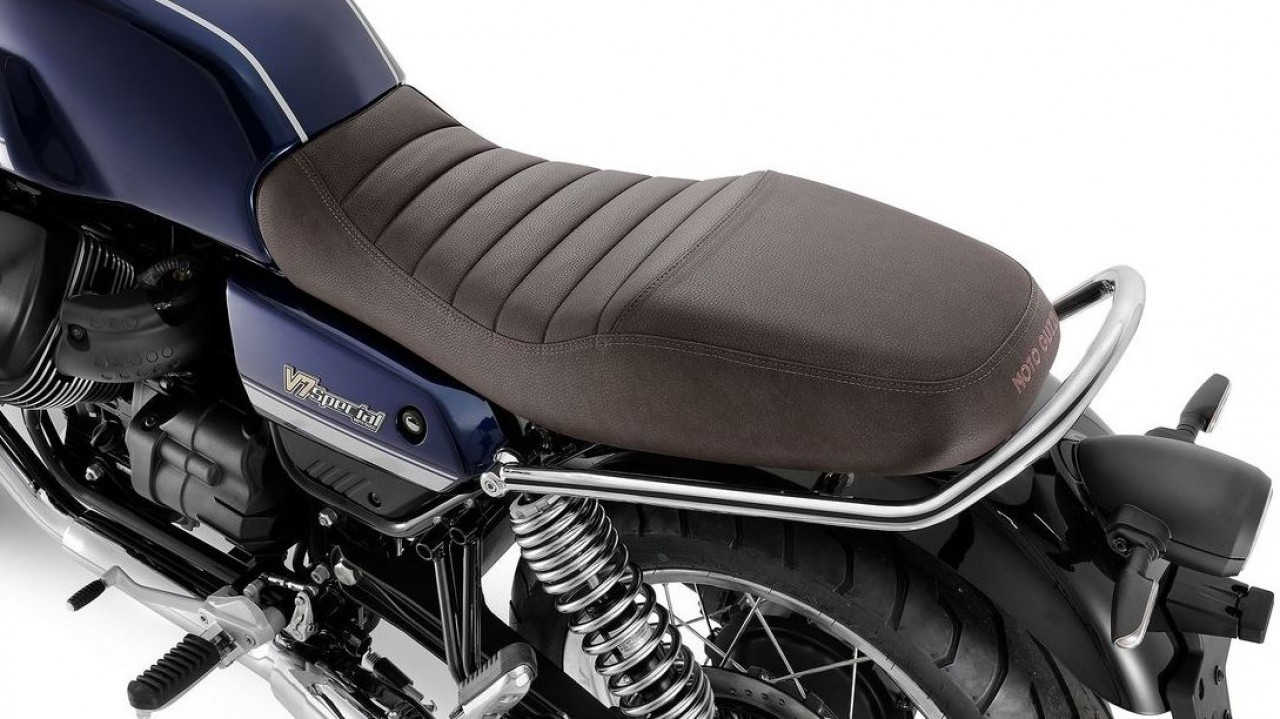 Zadel bruin, Comfort voor Moto Guzzi V7 Special 850 2021-