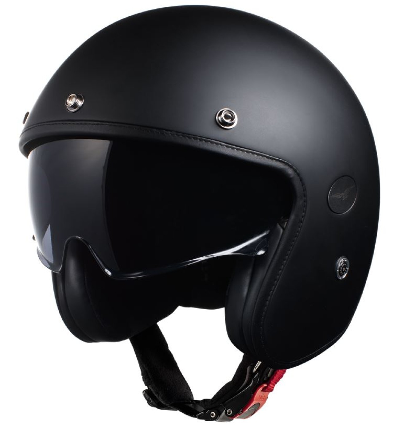 Moto Guzzi jethelm Carbon zwart