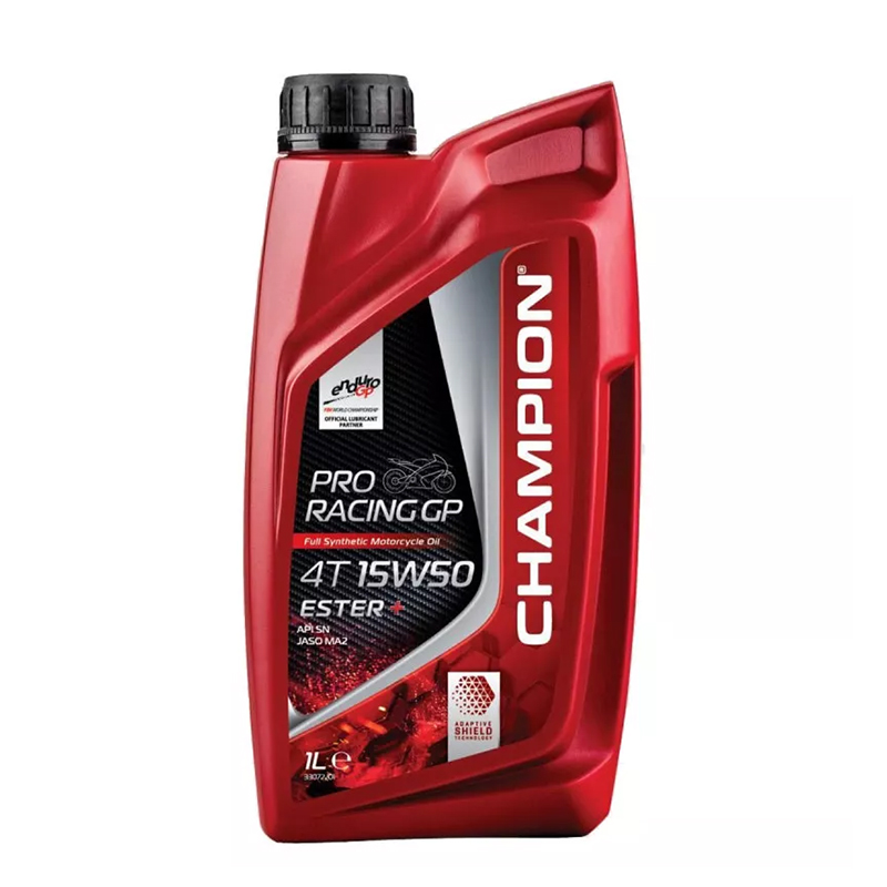 CHAMPION® Proracing GP 4T 15W-50 ESTER + Volsynthetische motorolie - 4 liter