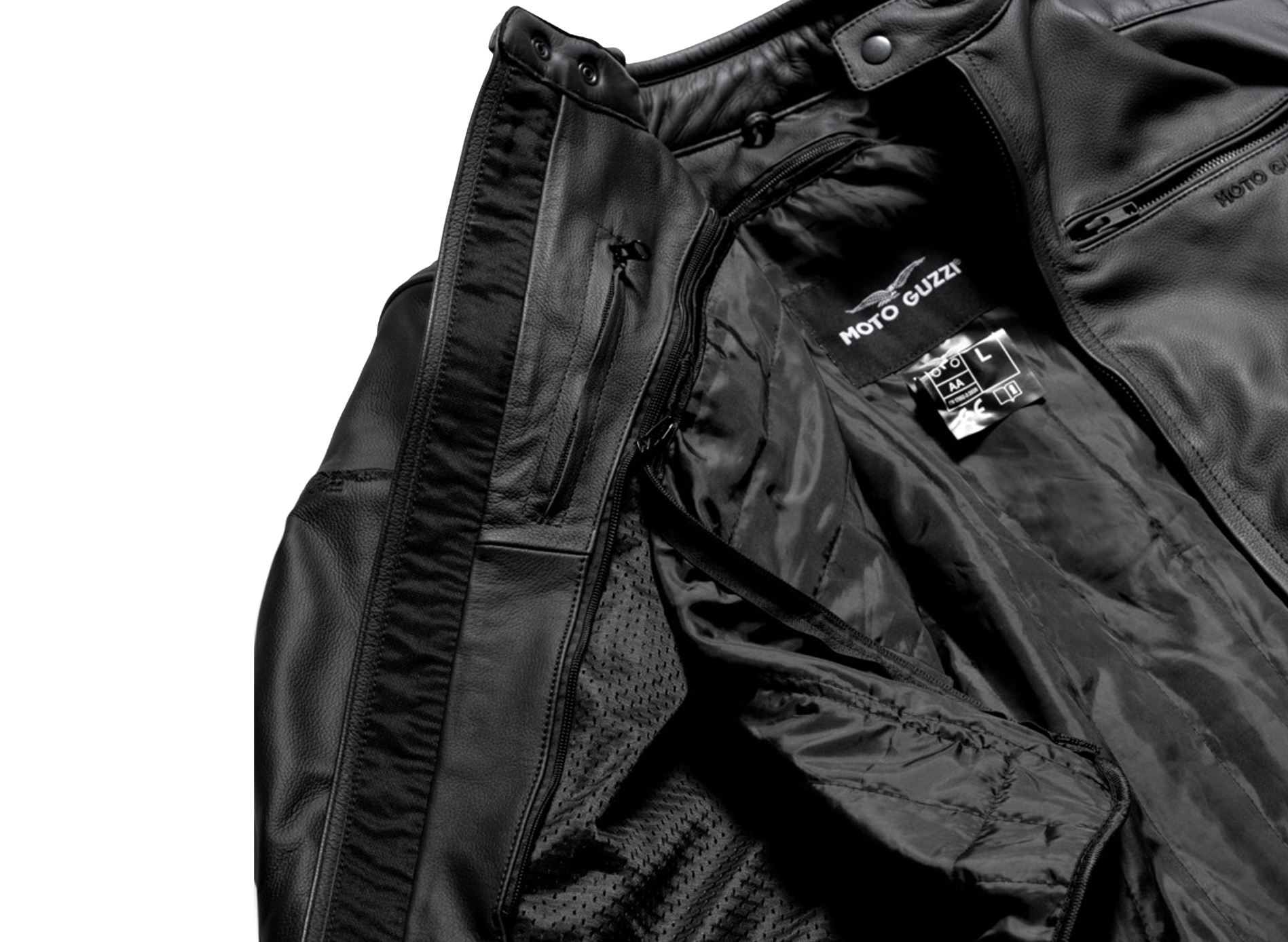 Moto Guzzi-leren jas „Contrail“