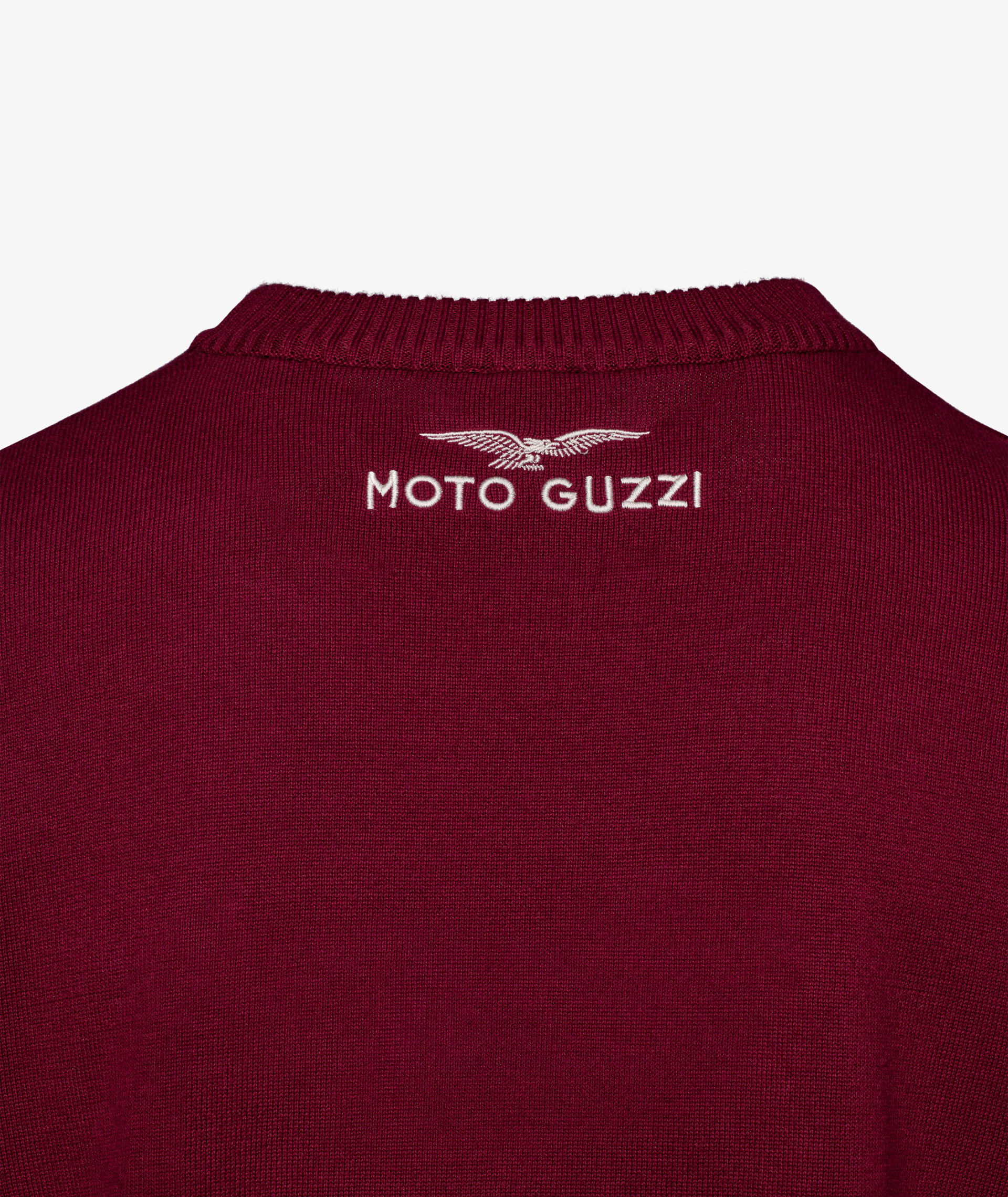 Moto Guzzi herentrui "Heritage" bordeaux rood