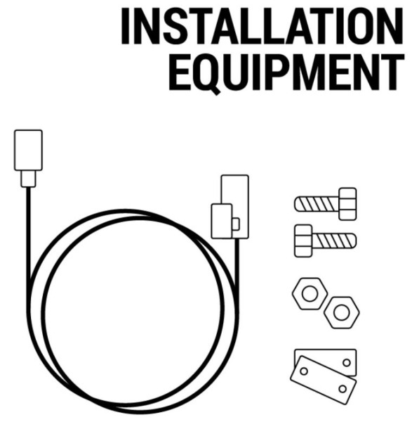 Montageset - LED koplamp voor Moto Guzzi V85 (V85, Strada, Travel) 2024-