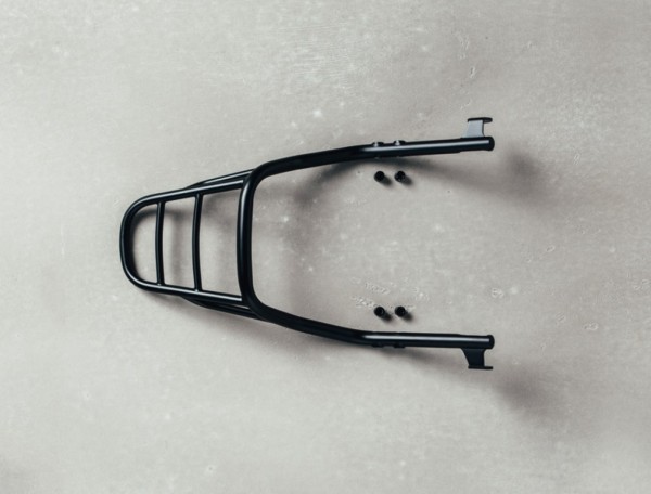 Bagagedrager, zwart voor Moto Guzzi V9 Bobber