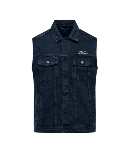 Moto Guzzi denim vest