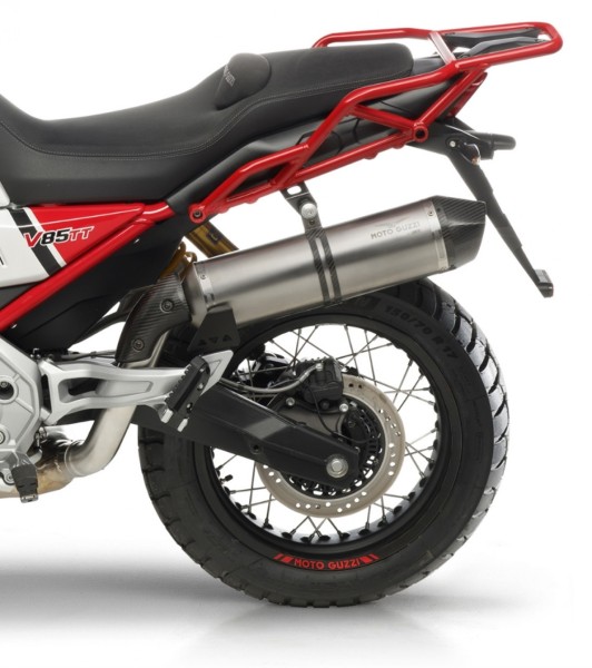 Geluiddemper Slip-On ARROW voor Moto Guzzi V85 TT - Euro 4