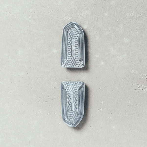 Voetsteunhoes, aluminium, passagier voor Moto Guzzi V7 III/ V9 Roamer / Bobber